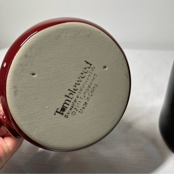 GRANDPA Coffee Mugs. Rae Dunn Black Papa & Tumbleweed Grandpa - Picture 3 of 7